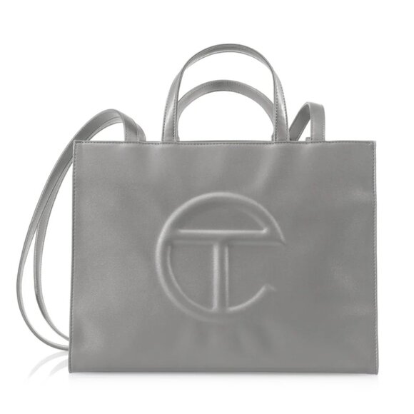 TELFAR - Medium Shopping Bag - Grey - Picture 2 of 13